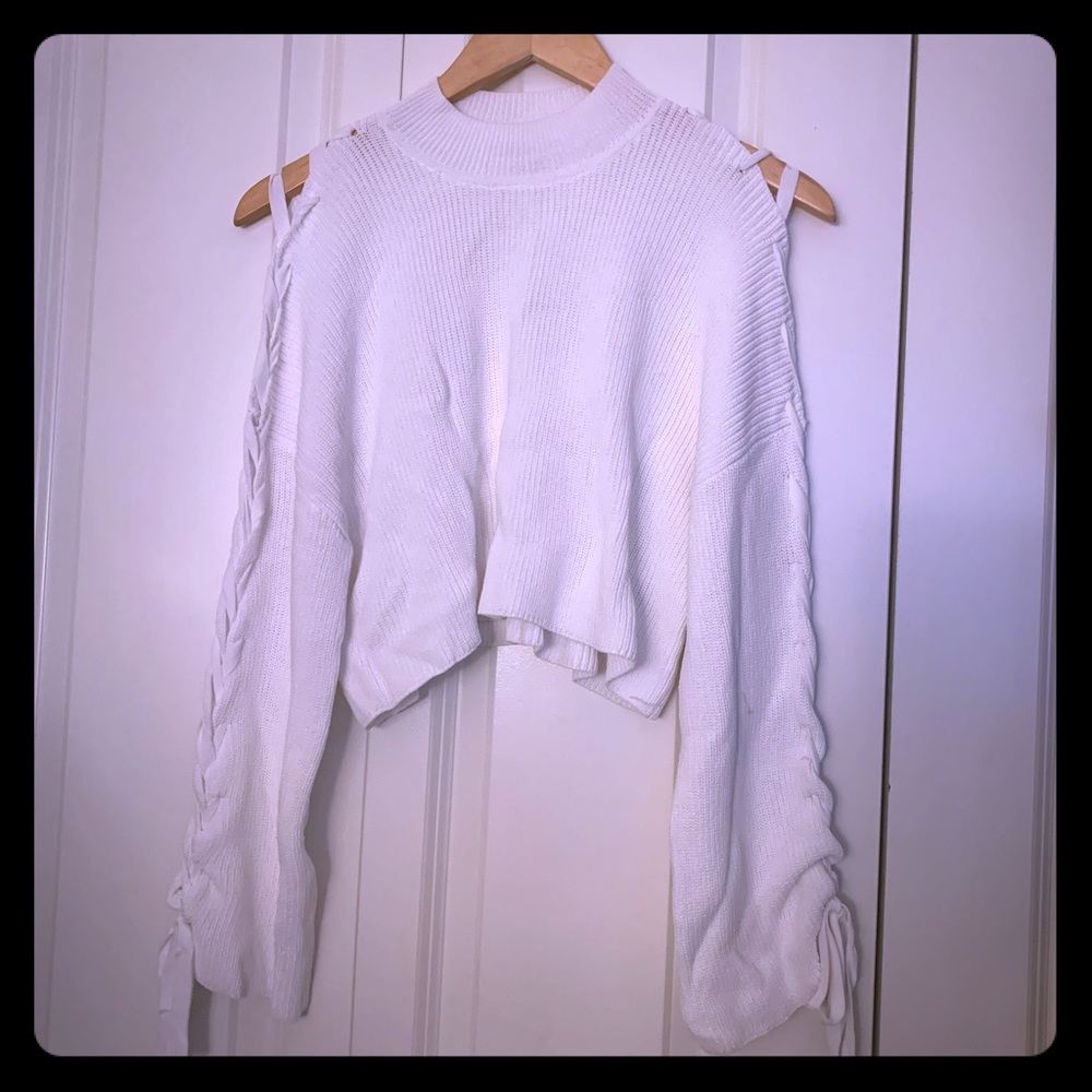 Aritzia crop sweater